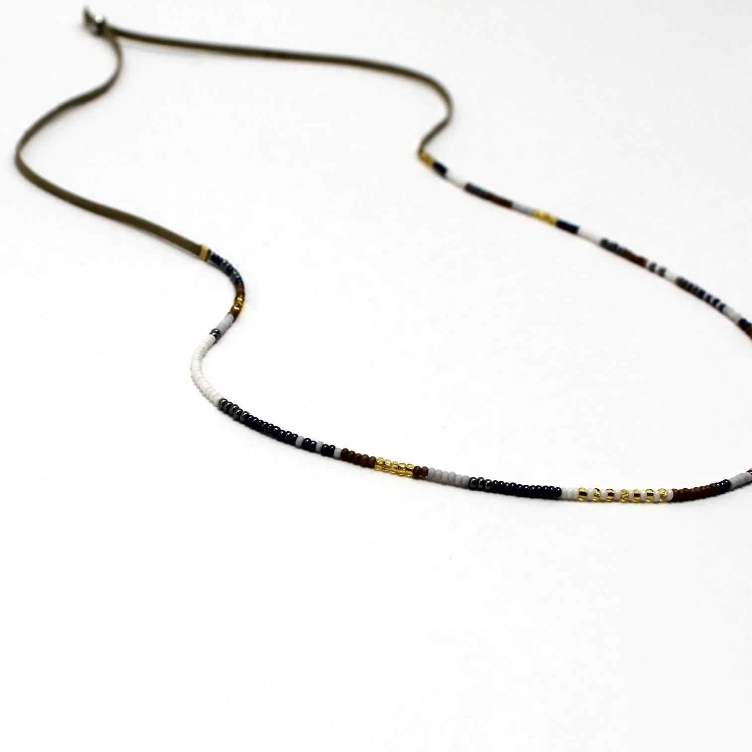 1 Strand Necklace / Wrap Bracelet - SANDPIPER