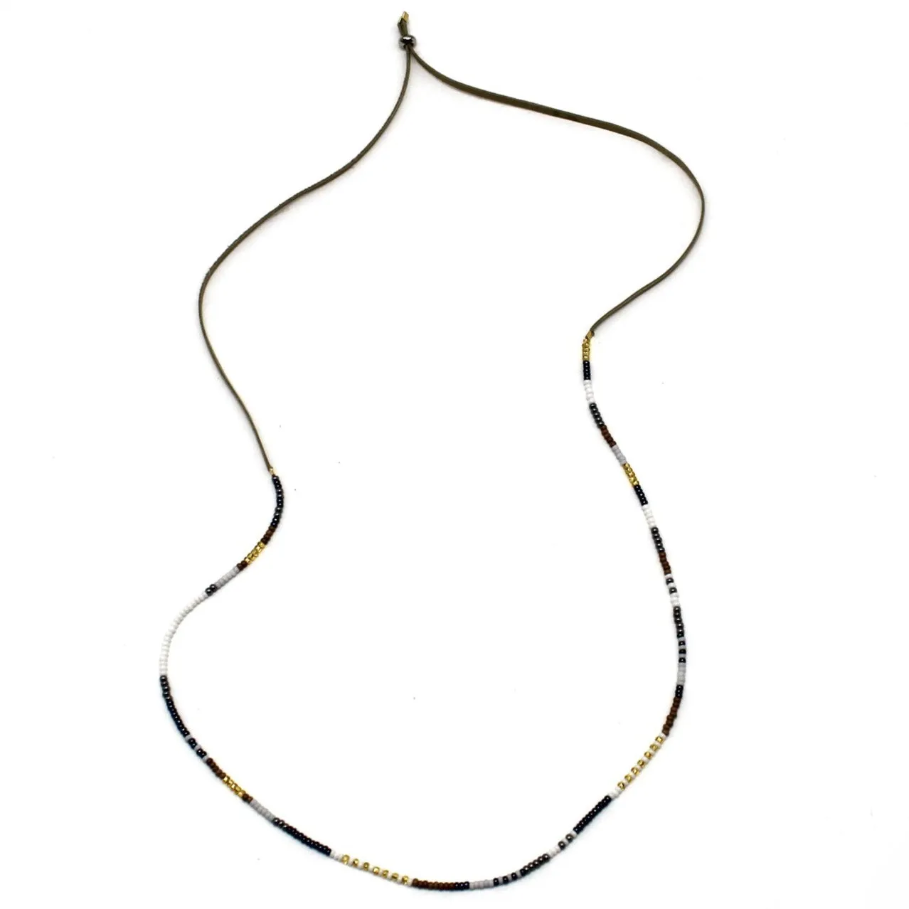 1 Strand Necklace / Wrap Bracelet - SANDPIPER