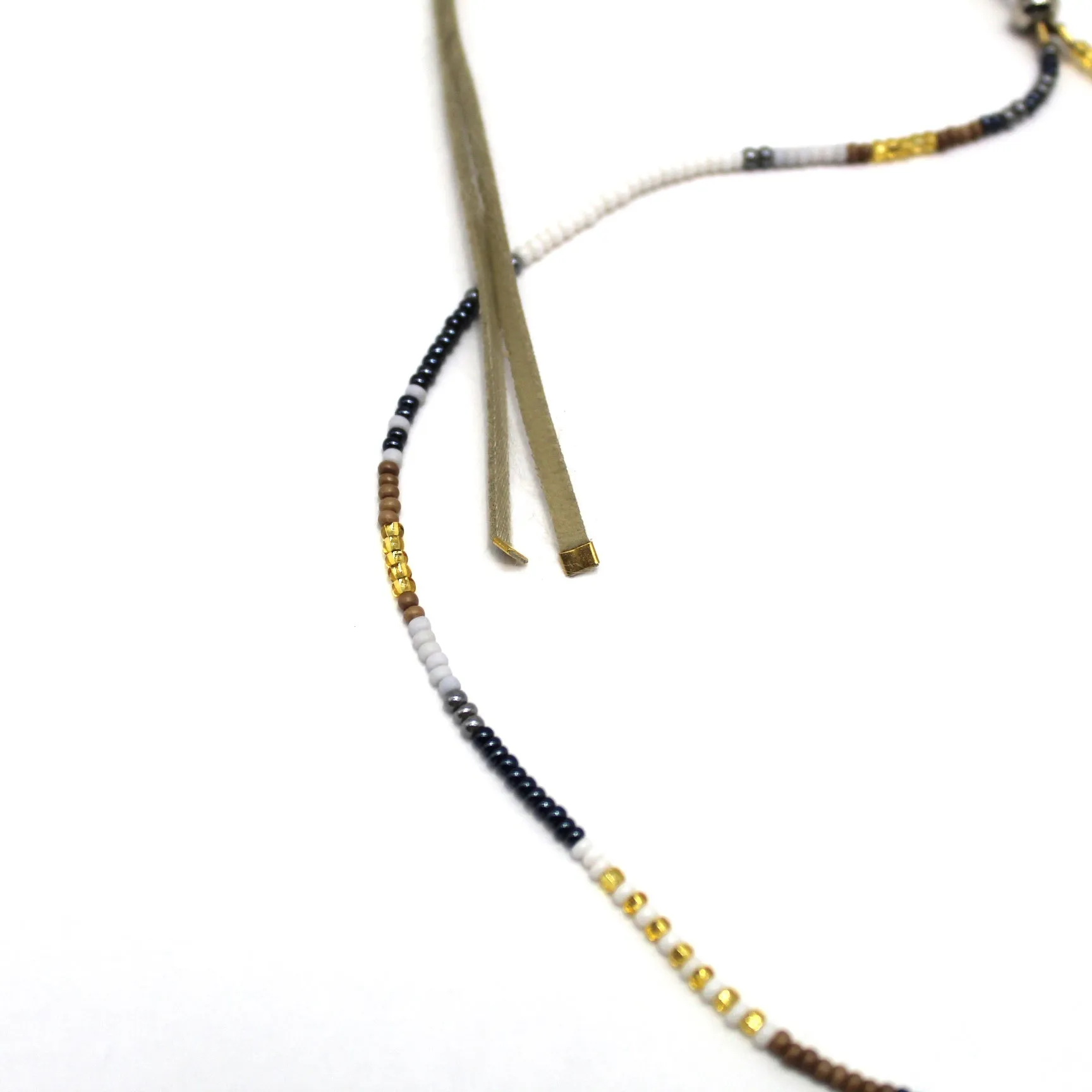 1 Strand Necklace / Wrap Bracelet - SANDPIPER