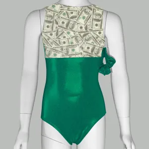 100 Dollar Bills Leotard
