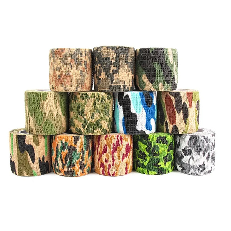 12 Colors Camouflage Tape 5cmx4.5m Army Camo