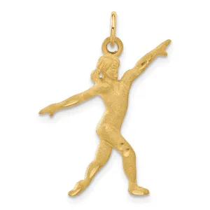 14k Gymnast Charm