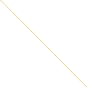 14k Yellow Gold 1.00m Polished Singapore Chain