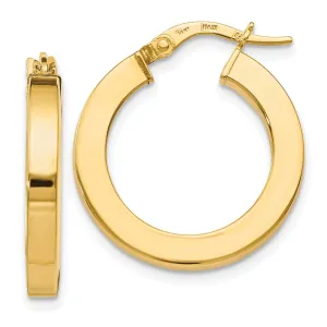 14k Yellow Gold Polished Finish Earrings