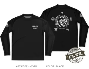 1st Squadron, 2d Cavalry Regiment Fundraising Collection Core Men's LS Flex Performance Tee - xwXkTM