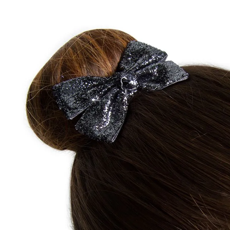 30094 - Glittered Ribbon Hair Bow