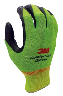 3M Nitrile Work Gloves colored - Foam Coated, Touch Screen, Machine Washable, Lightweight Comfort Gloves 10 Pairs
