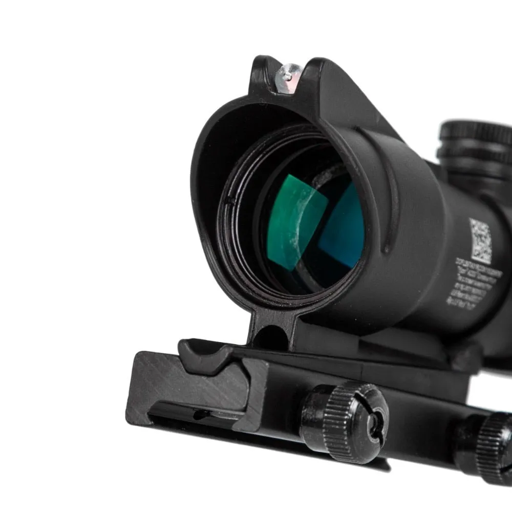 4X32 Hunting Scope Real Fiber Optics  Illuminated Etched Reticle Tactical Optical Sight