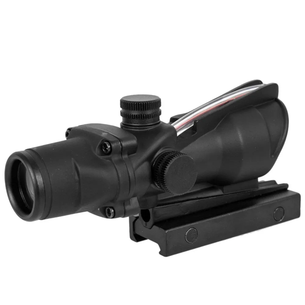 4X32 Hunting Scope Real Fiber Optics  Illuminated Etched Reticle Tactical Optical Sight