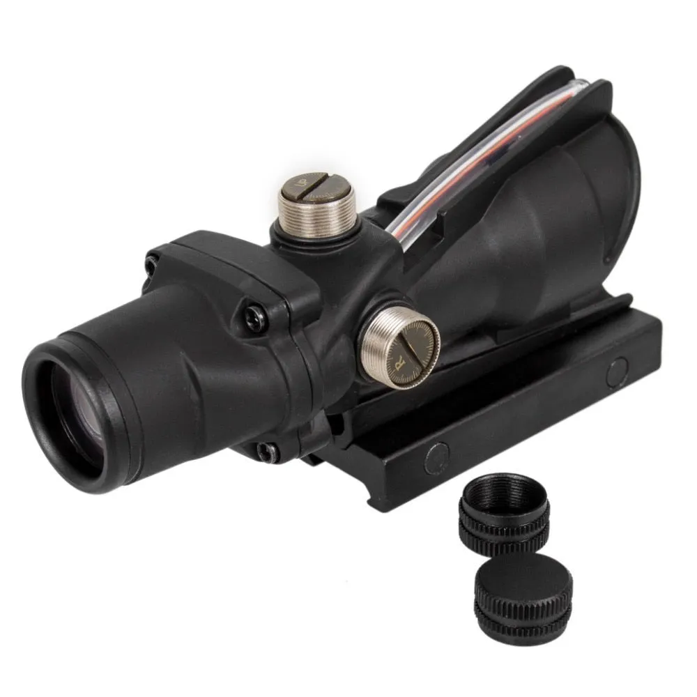 4X32 Hunting Scope Real Fiber Optics  Illuminated Etched Reticle Tactical Optical Sight