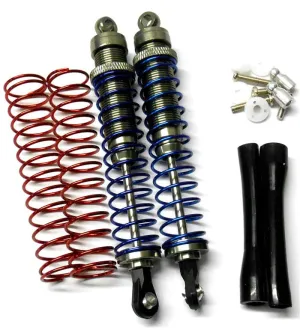 58310T 1/10 Scale RC Alloy Shock Absorbers Damper Set x 2 Grey 110mm Long