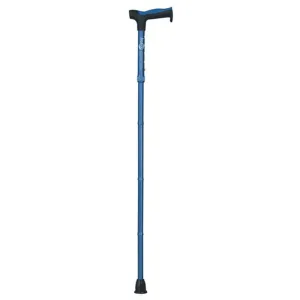 Adjustable Folding Cane with Reflective Strap - 1 Each