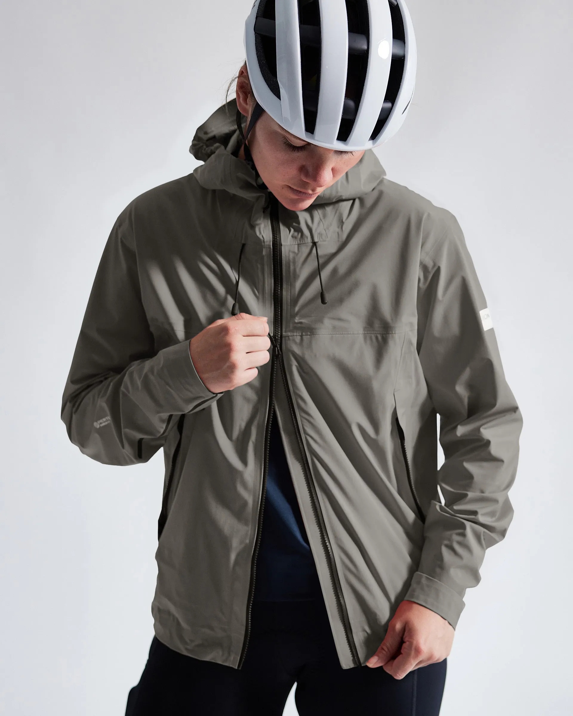 ALBION Unisex Zoa Rain Shell - Lichen