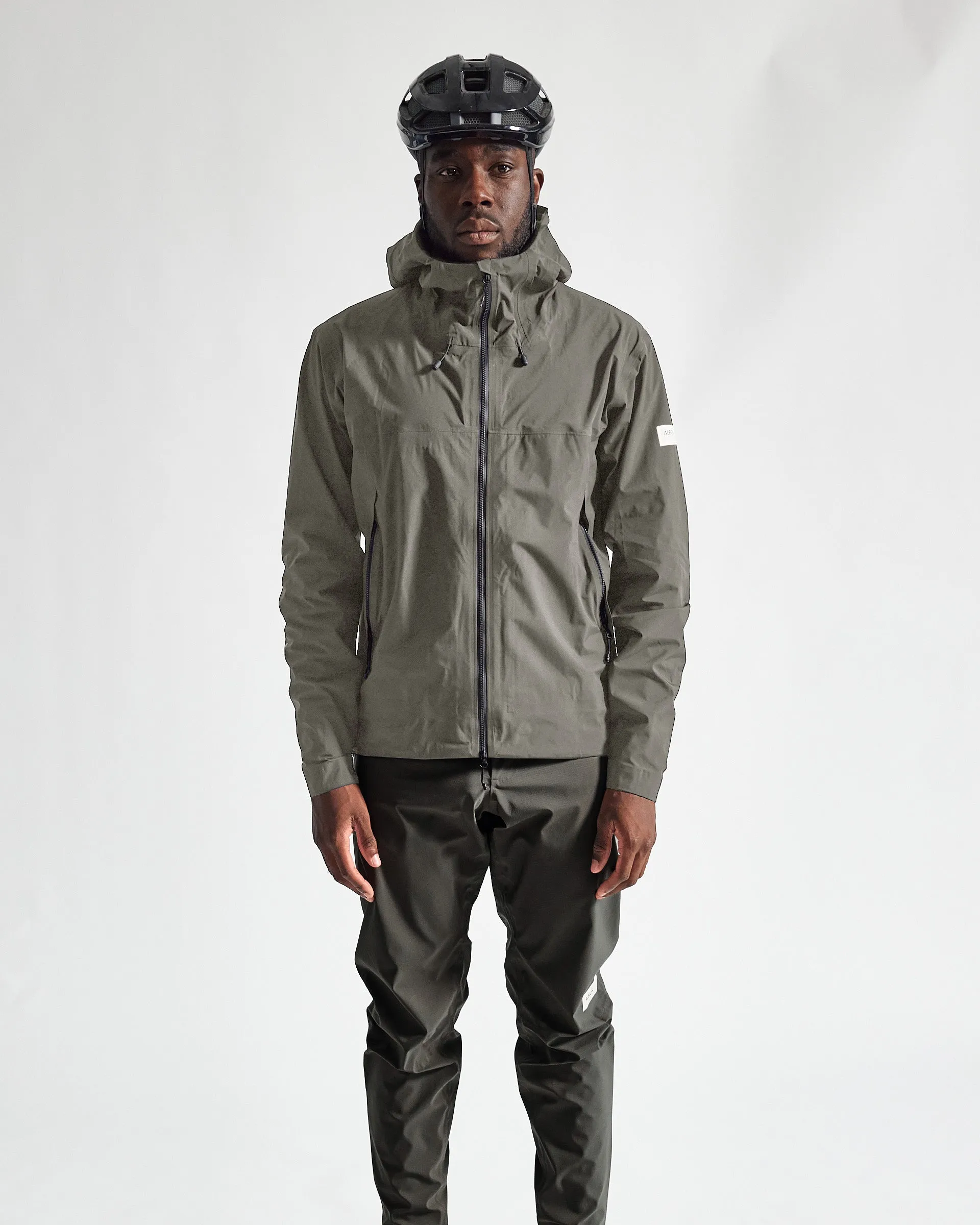 ALBION Unisex Zoa Rain Shell - Lichen