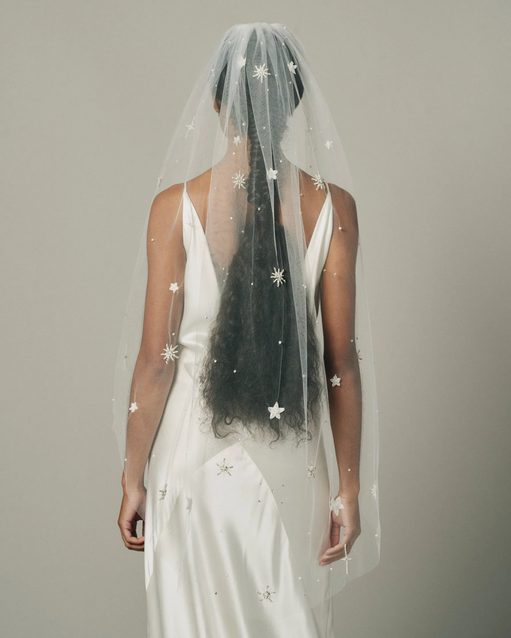 ASTRA STAR BEADED VEIL