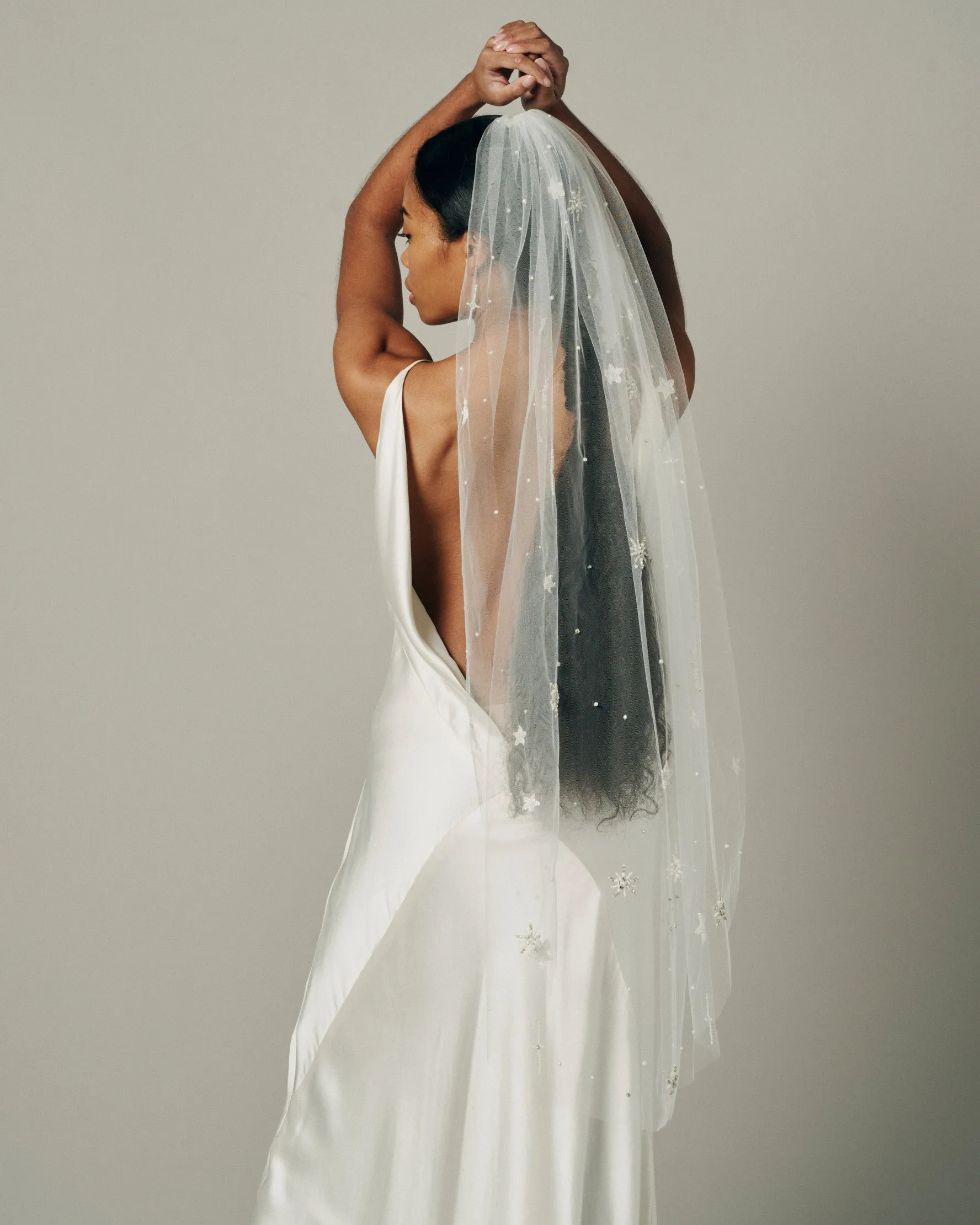 ASTRA STAR BEADED VEIL