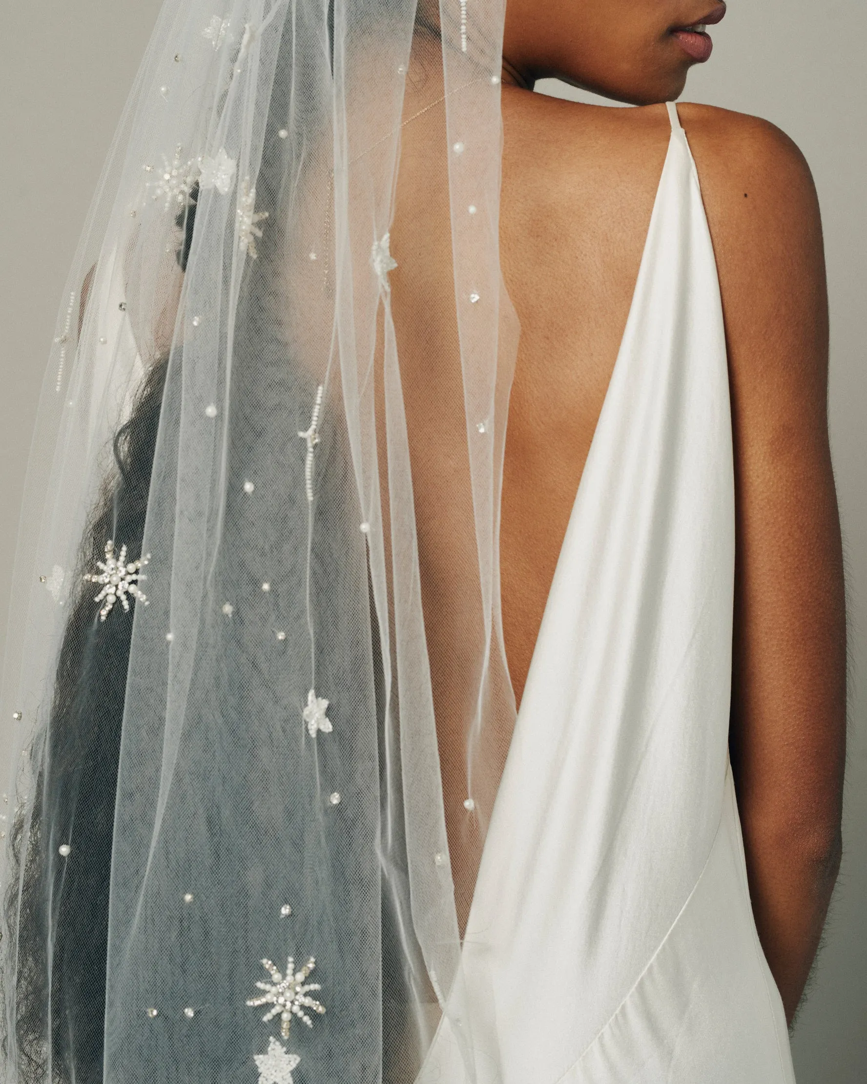 ASTRA STAR BEADED VEIL