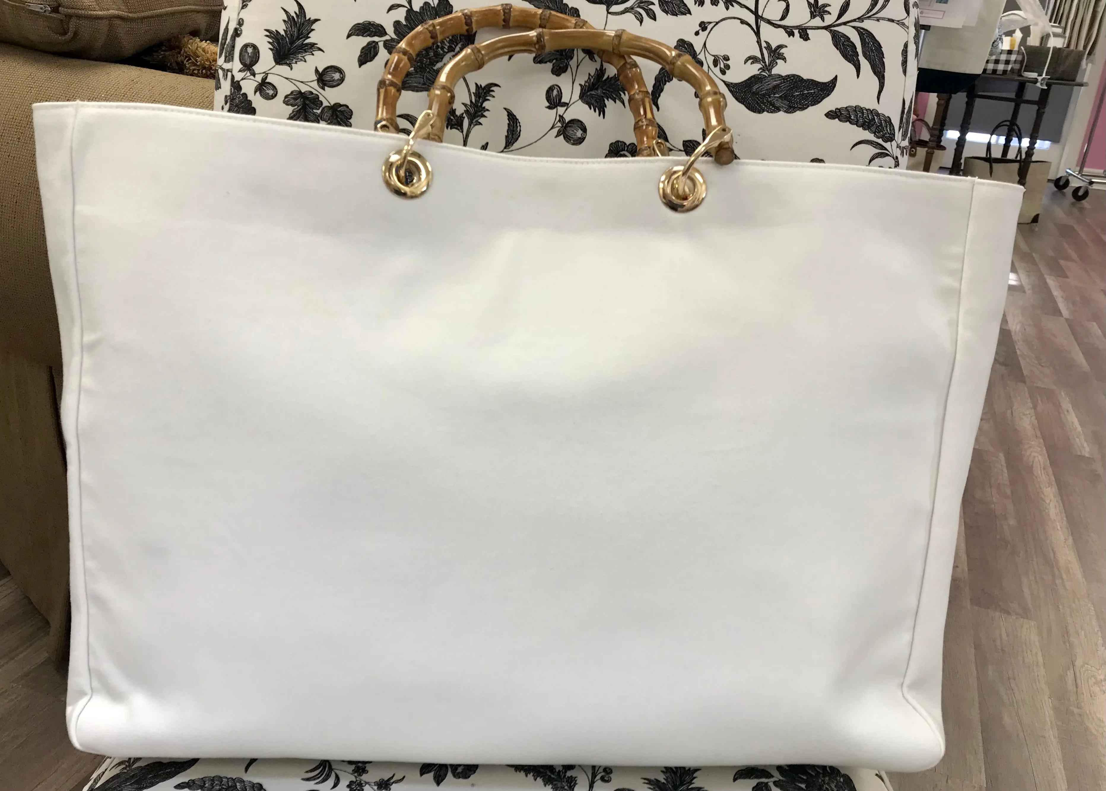 Bamboo Gemma Tote -Lemonade