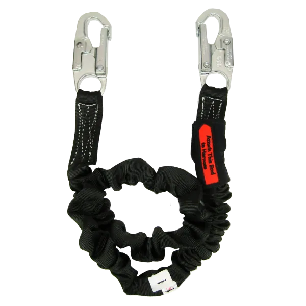 Bashlin - 2" tubular nylon web with polyester shock absorbing core and two SL6650A snaphooks