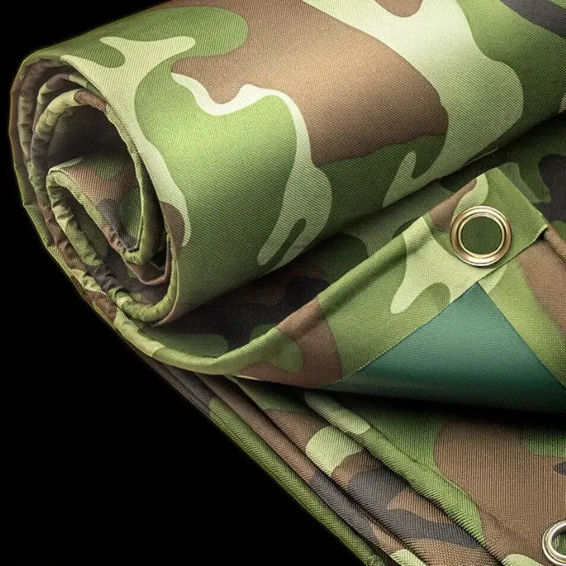 Bâche d'ombrage camouflage