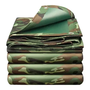 Bâche d'ombrage camouflage
