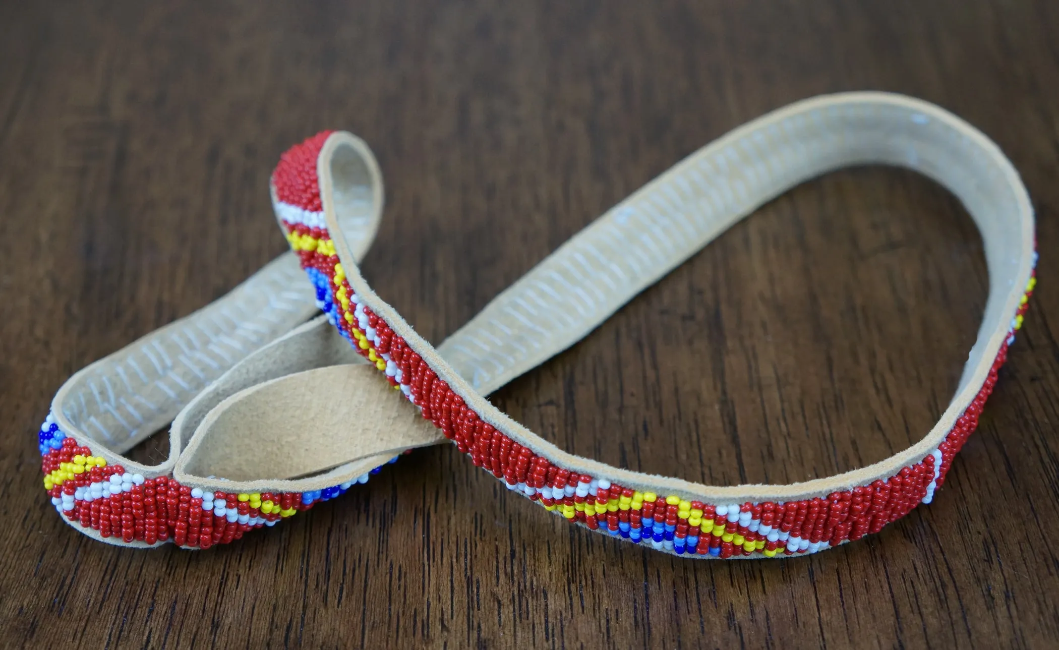 Beaded Leather Hatbands