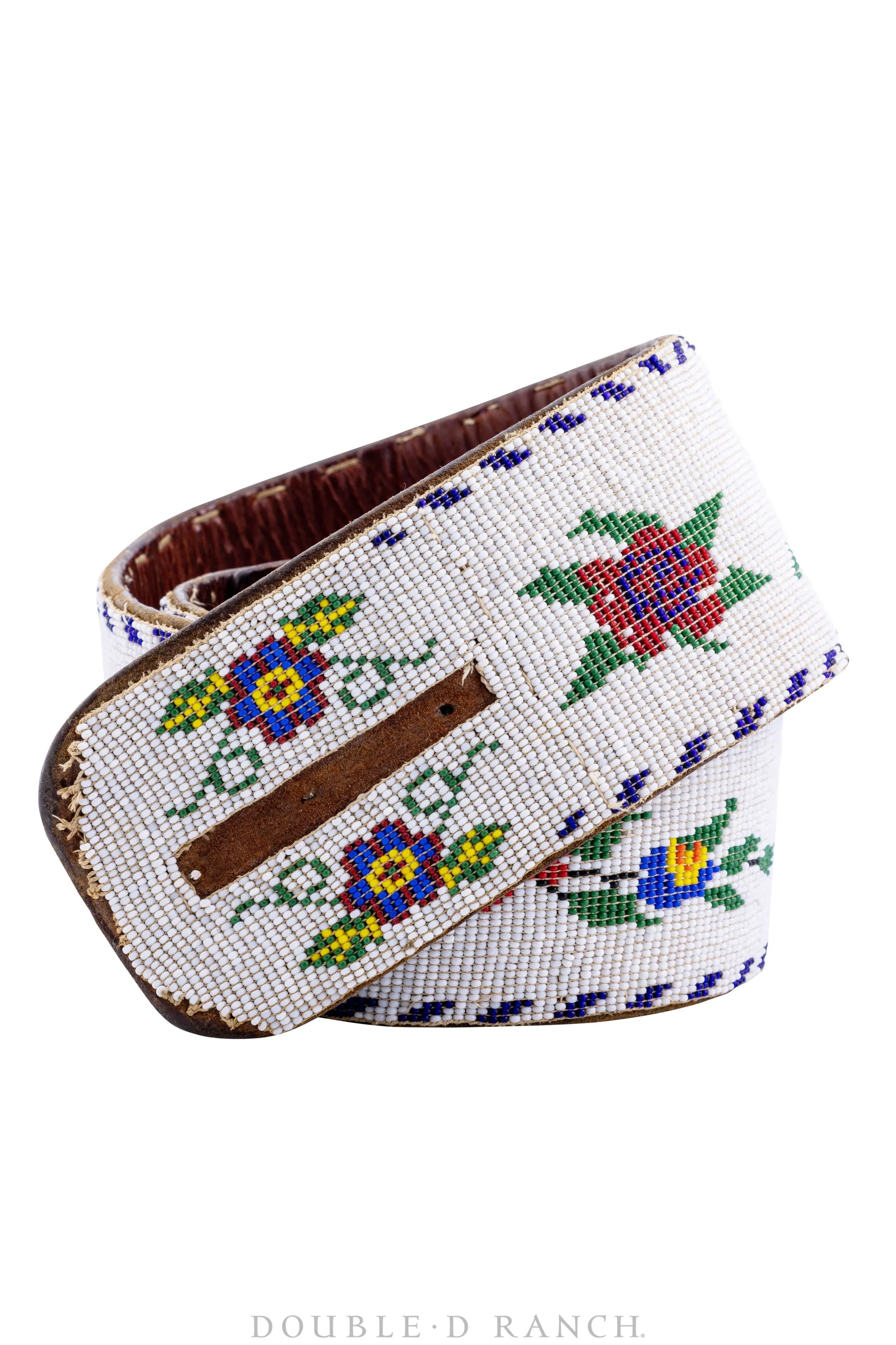 Belt, A Vintage, Beaded, Plains, Vintage, '40s, 952