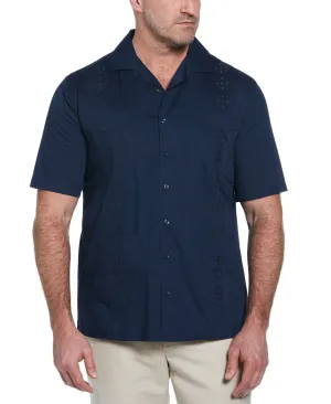 Big & Tall Authentic Embroidered Guayabera Shirt