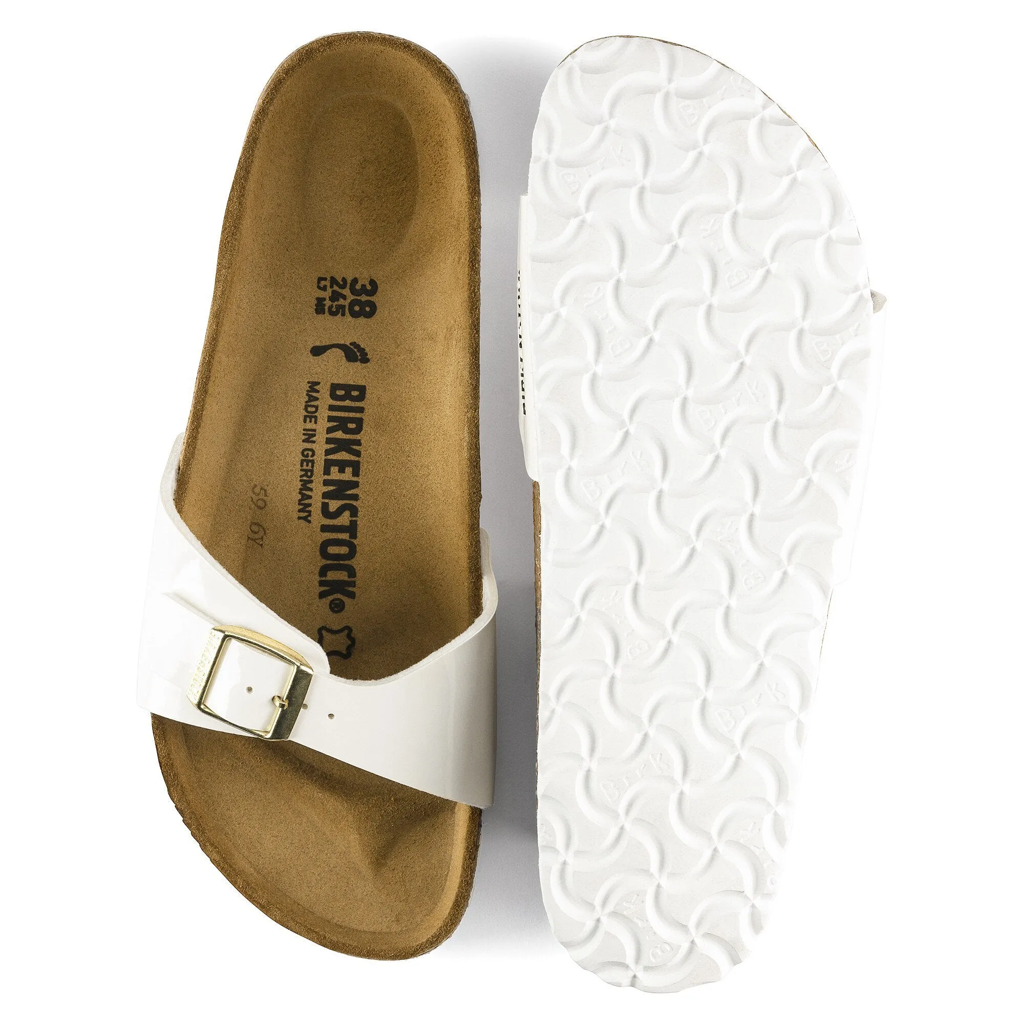 BIRKENSTOCK- MADRID BIRKO-FLOR PATENT SANDAL