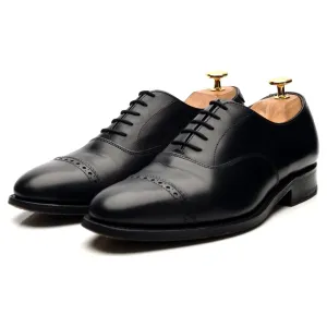 Black Leather Oxford UK 6.5 E