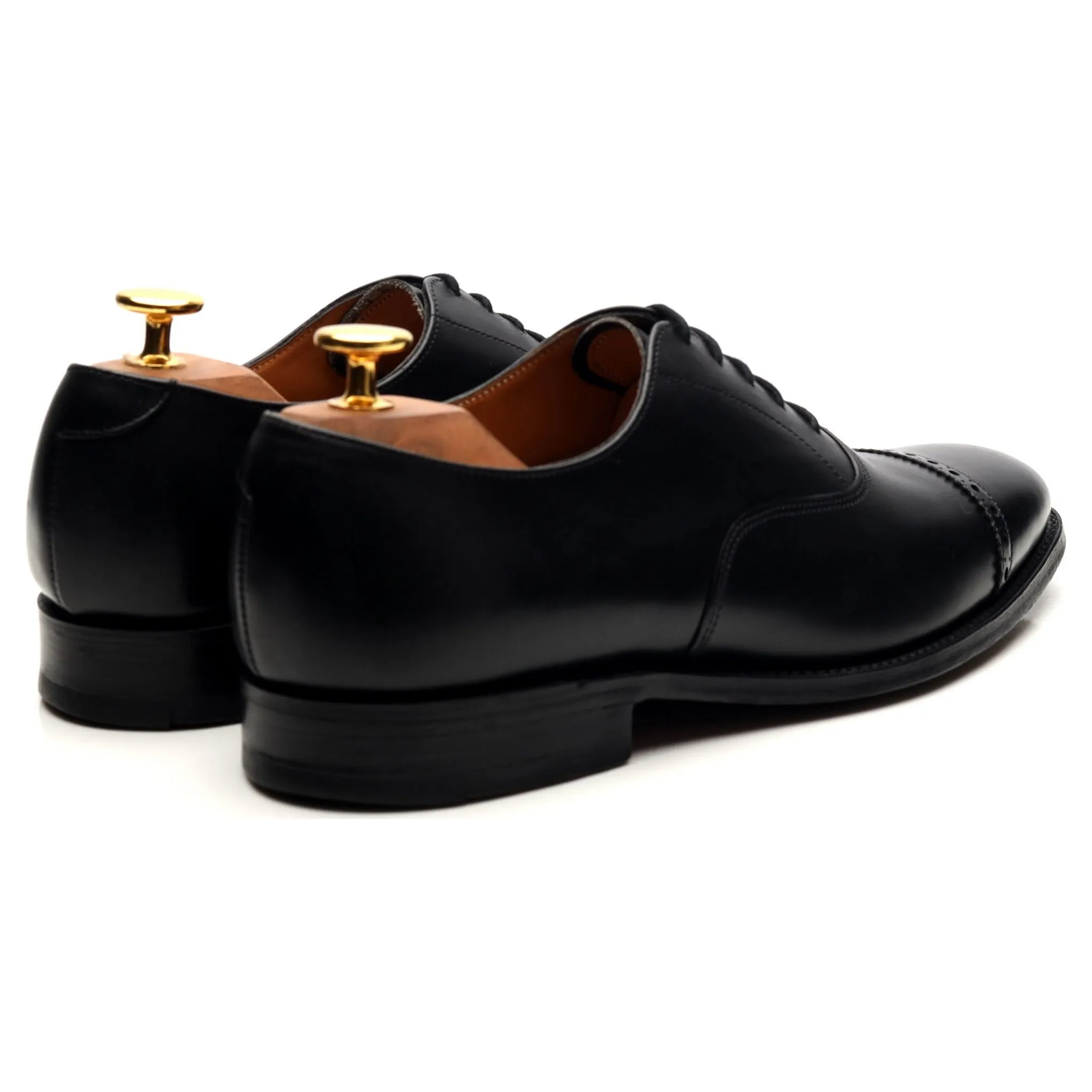 Black Leather Oxford UK 6.5 E