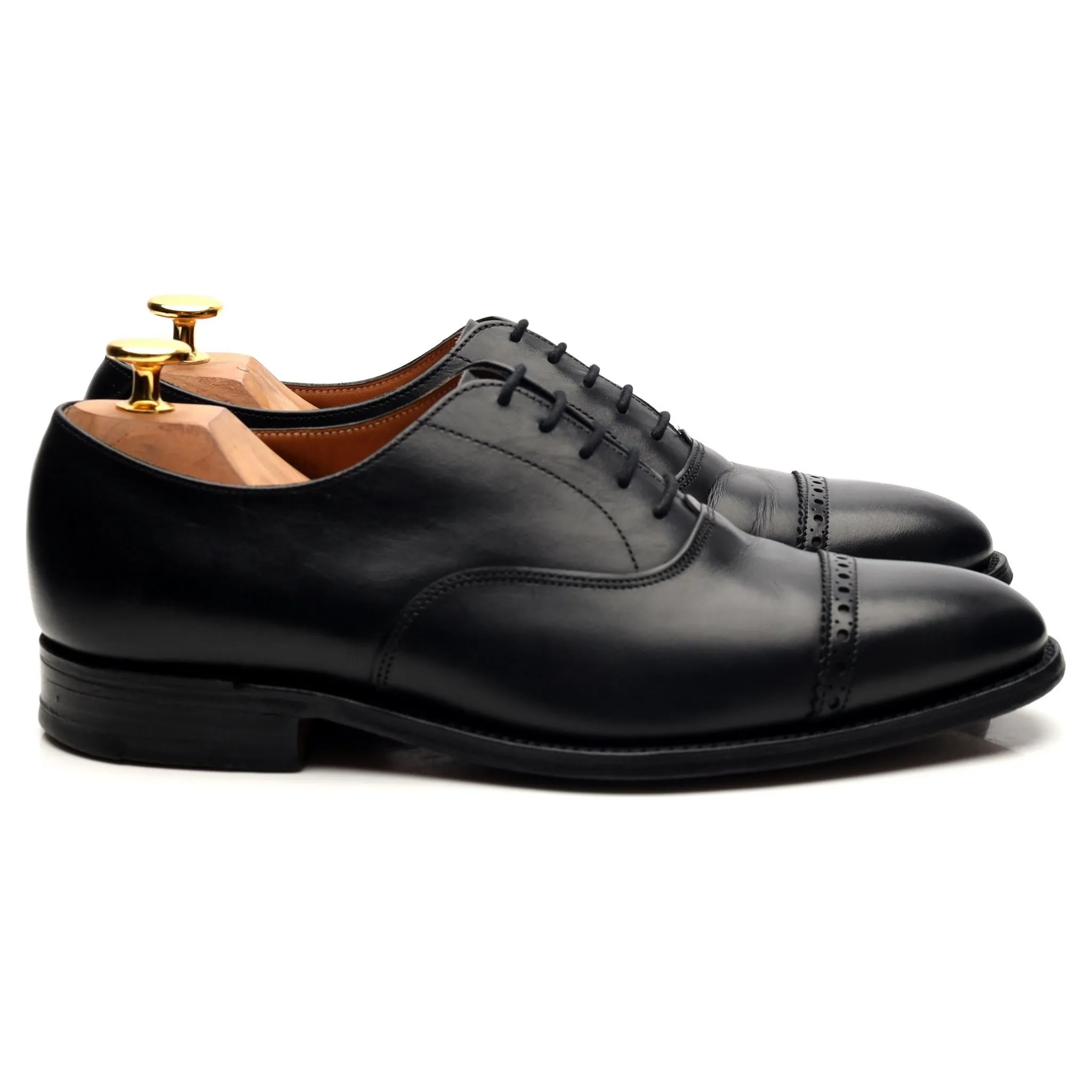 Black Leather Oxford UK 6.5 E
