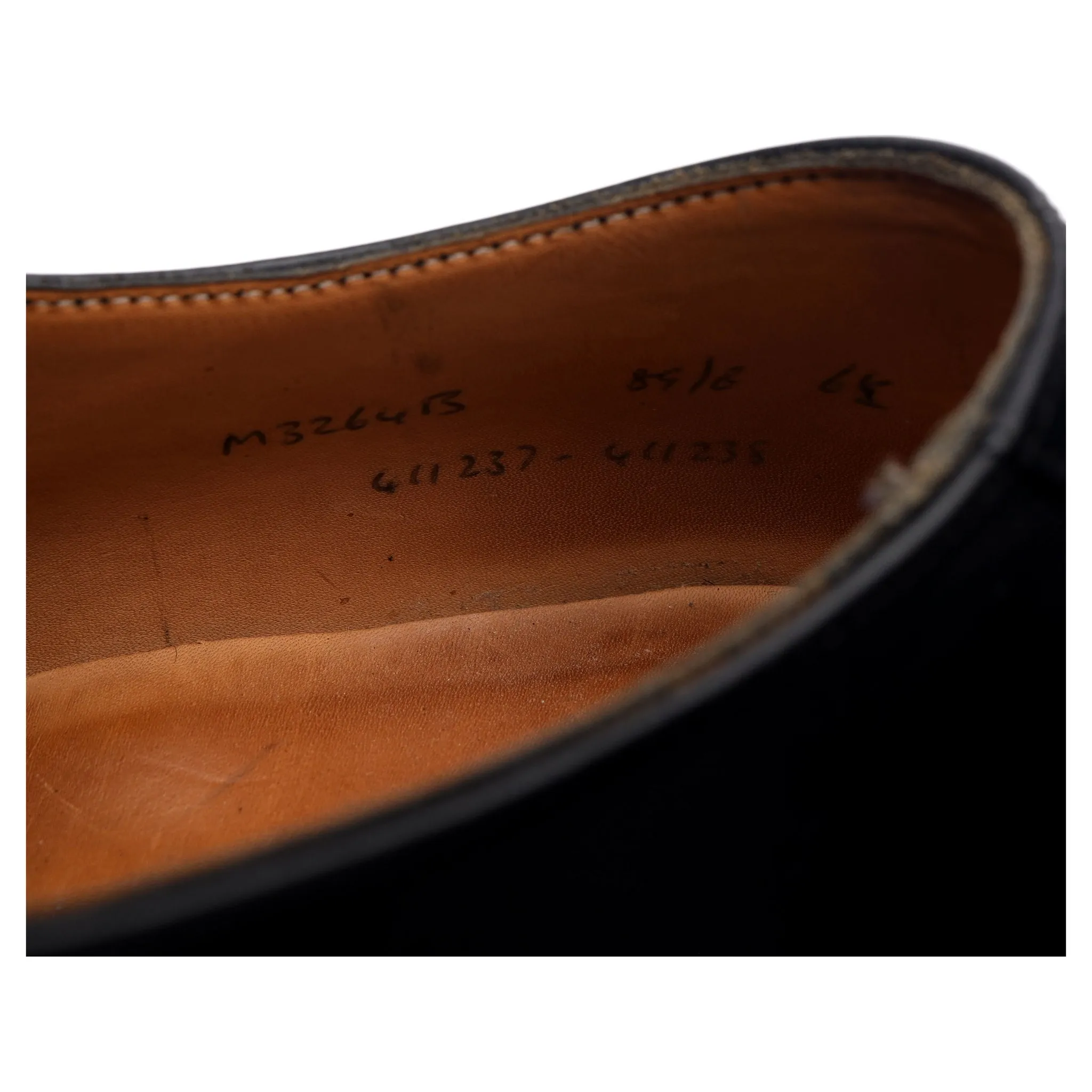Black Leather Oxford UK 6.5 E