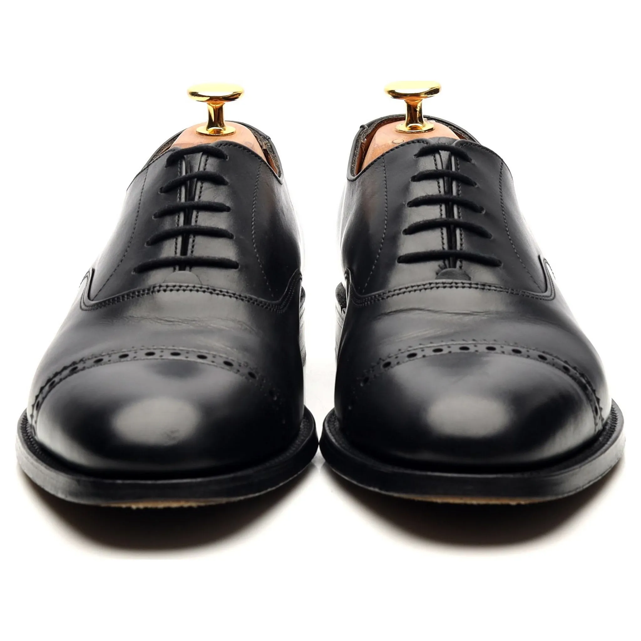 Black Leather Oxford UK 6.5 E