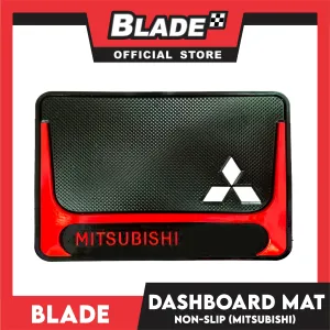 Blade Car Dashboard Mat Non-Slip (Mitsubishi Design) 18cm x 13.5cm