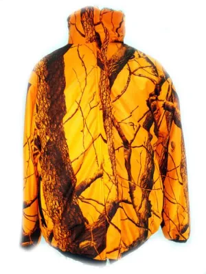 Blaze Orange Camo Reversible Fleece