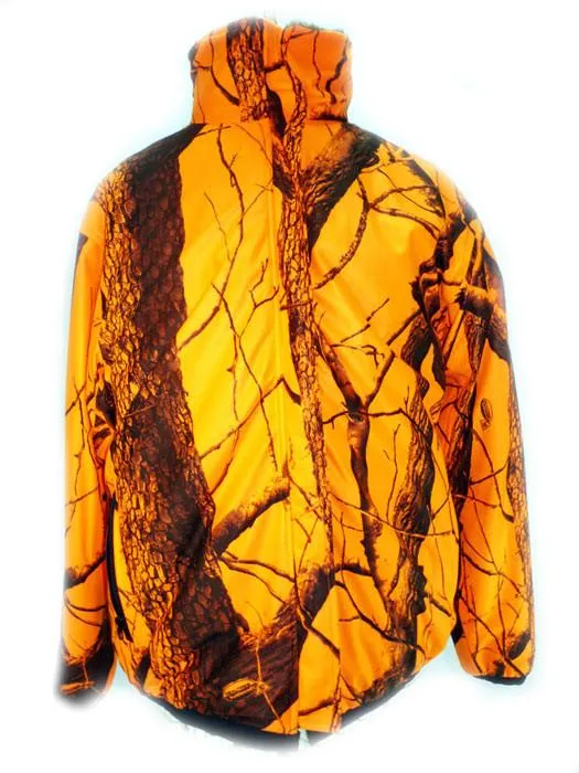 Blaze Orange Camo Reversible Fleece