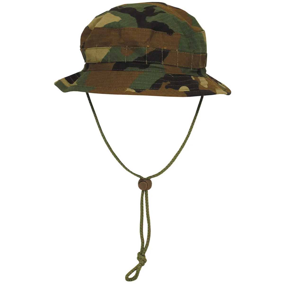 Boonie Bush Hat Short Brim Woodland Camo