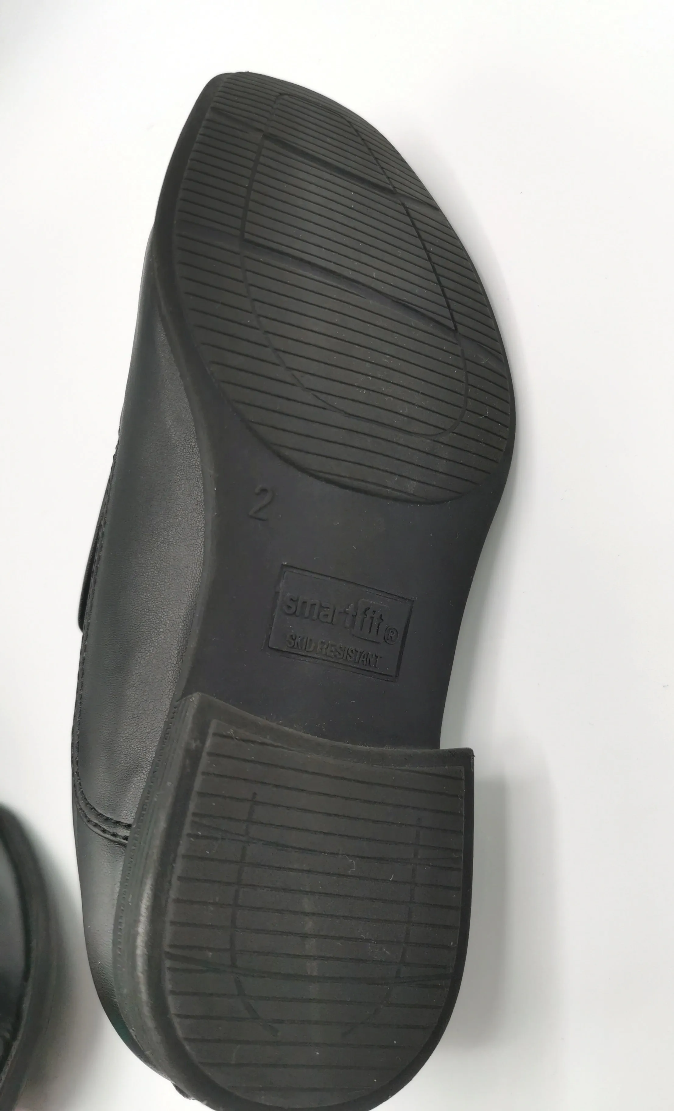 BOY SIZE 2 YOUTH - SMART FIT, Black Slip-On Dress Shoes NWOT B12