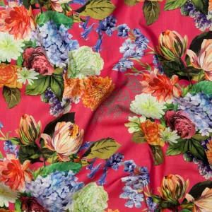 Brogue Floral - in Hampton Pink - WAREHOUSE SALE