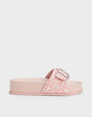 Bunny Tweed Buckled