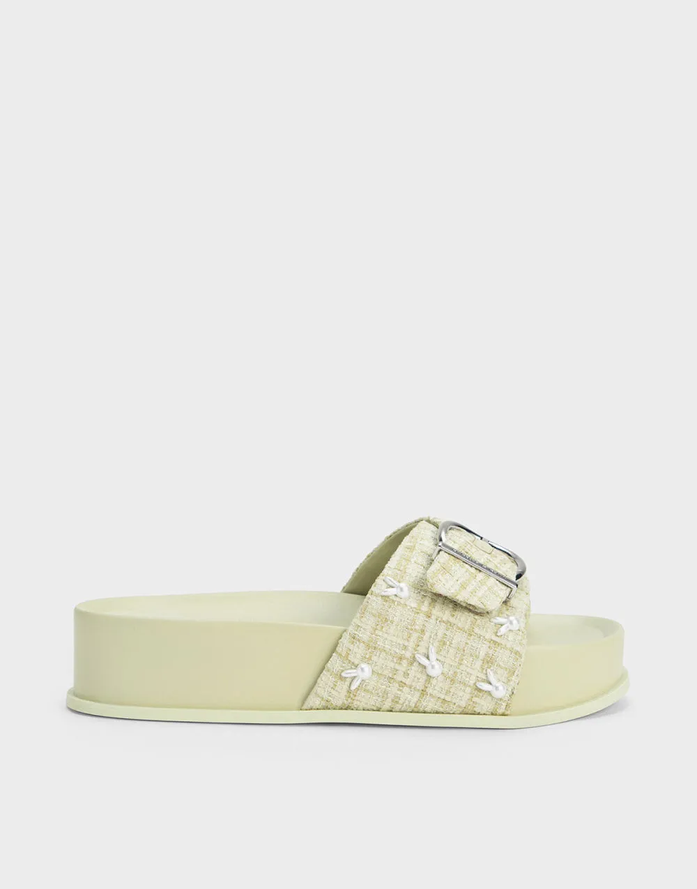 Bunny Tweed Buckled