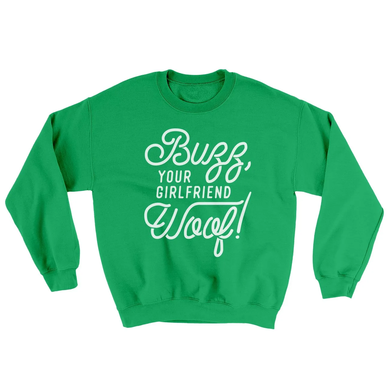 Buzz, Your Girlfriend, Woof Funny Movie Men/Unisex Ugly Sweater