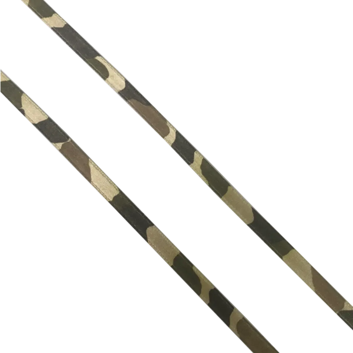 Camouflage Satin Ribbon - 6mm Wide By 10mts