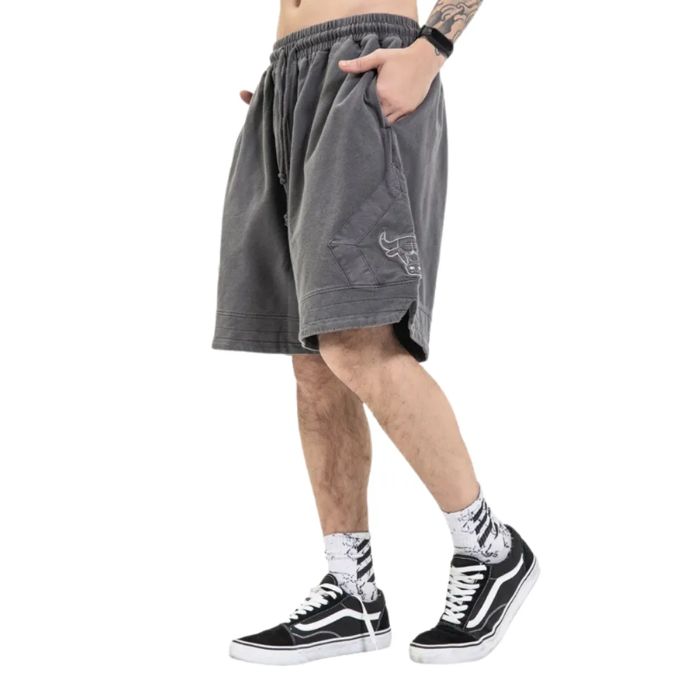 Casual Solid Color Embroidered Shorts