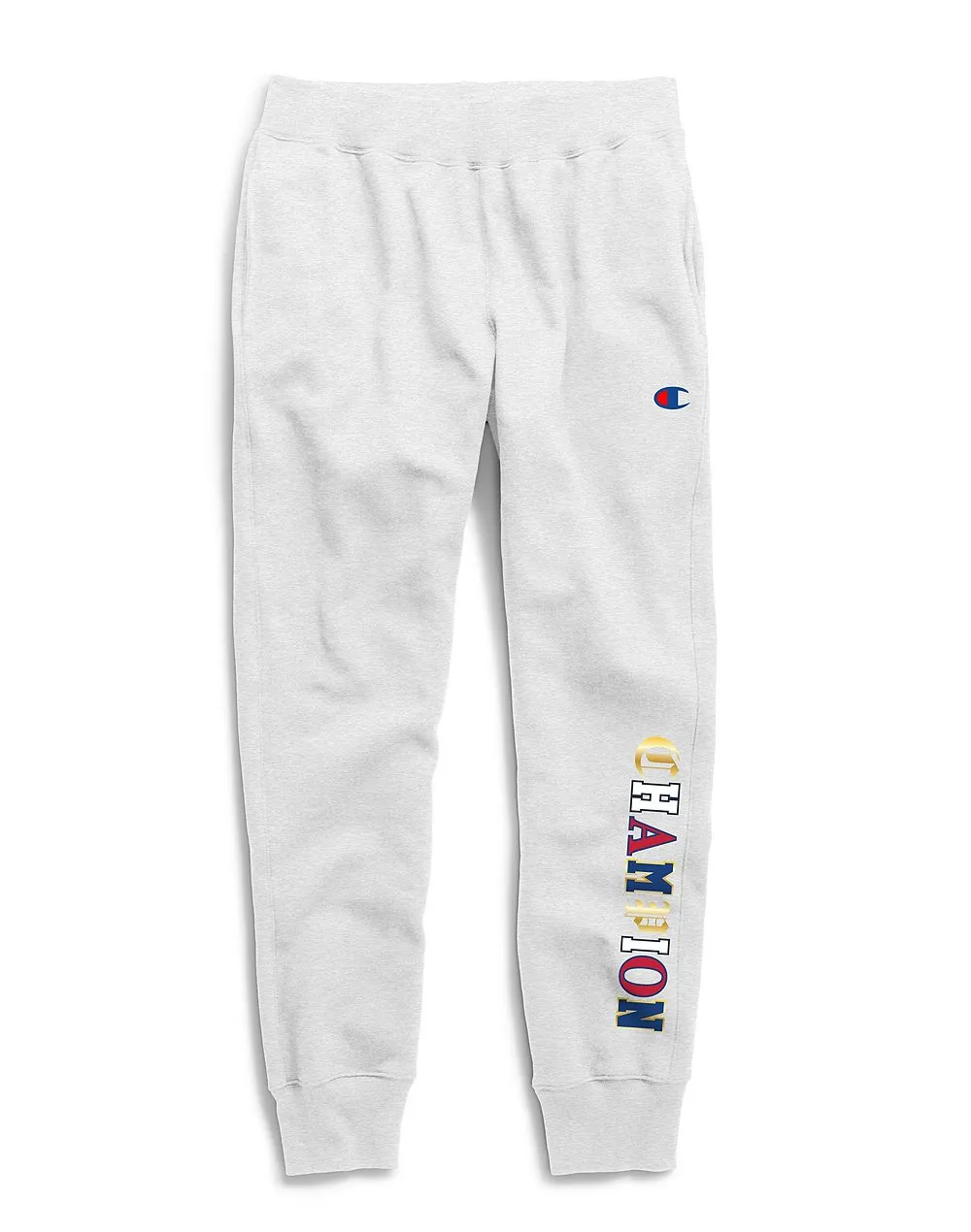 Champion Life® Men's Reverse Weave® Joggers, Old English C Logo Silver Grey