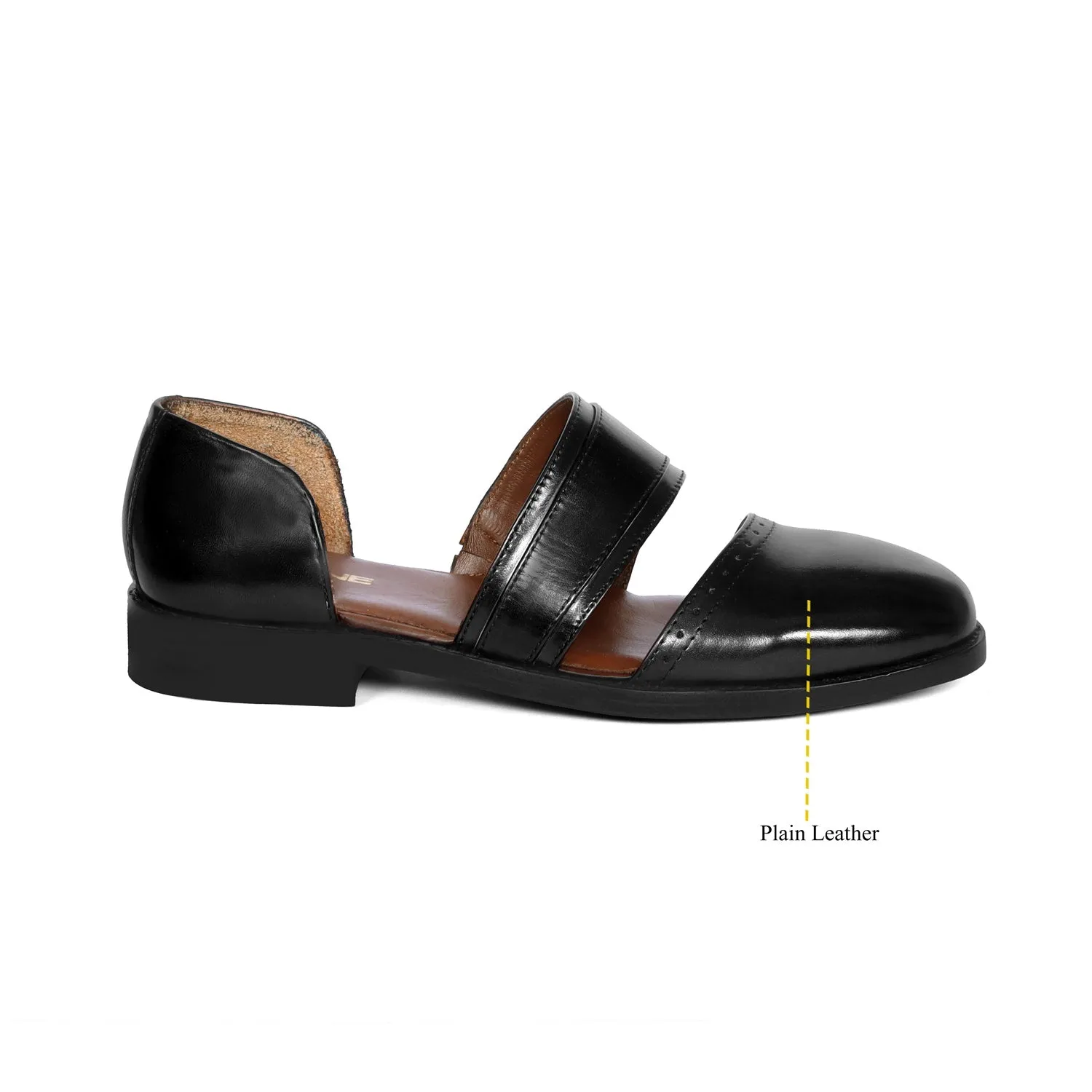 Classic Black Peshawari Sandals