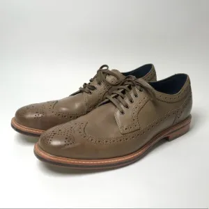 Cole Haan Brown Cooper Square Wingtip Shoes