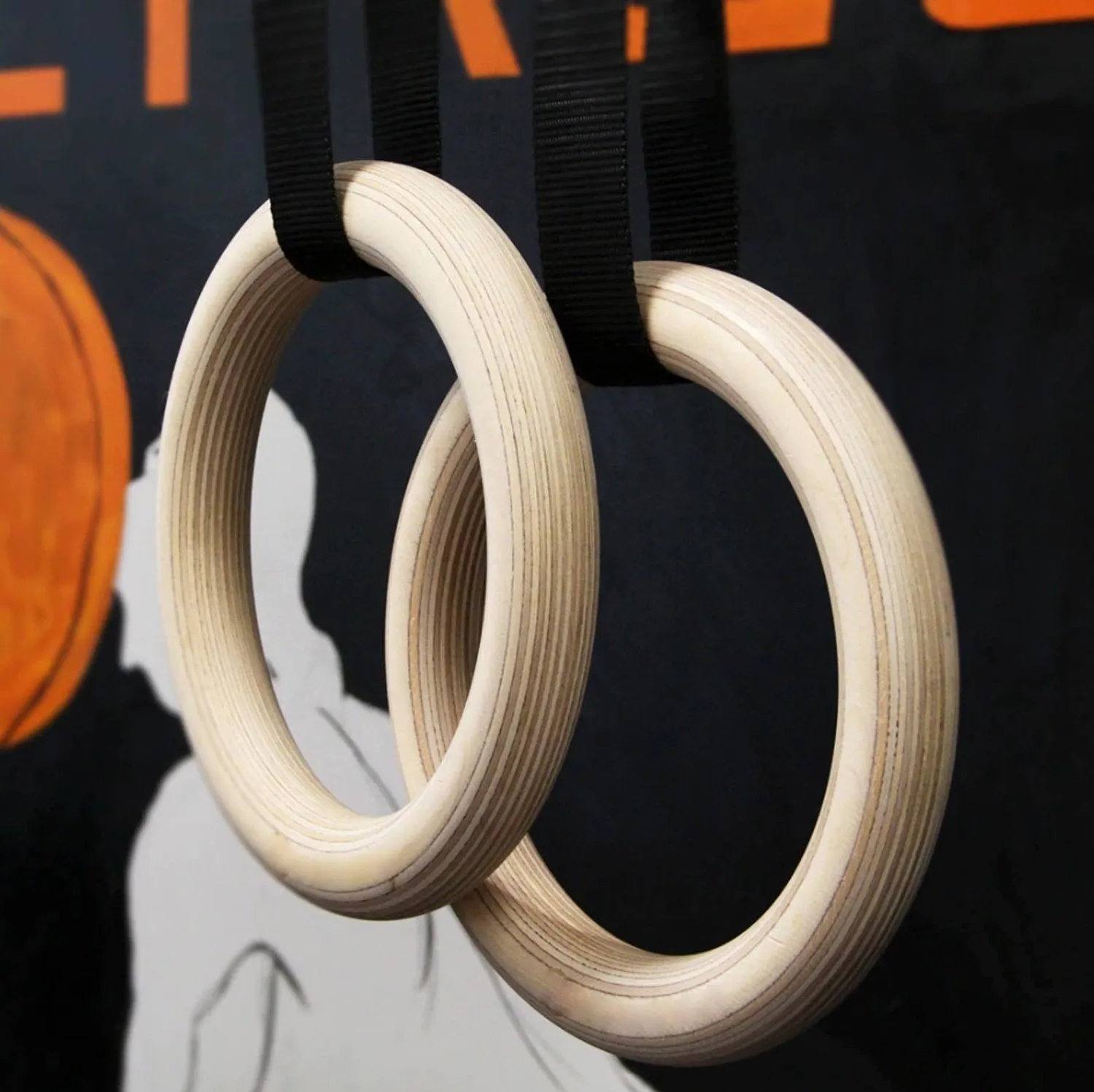 Competition Gymnastics Rings (Fitnessringe Holz)