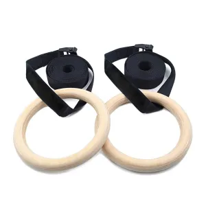 Competition Gymnastics Rings (Fitnessringe Holz)